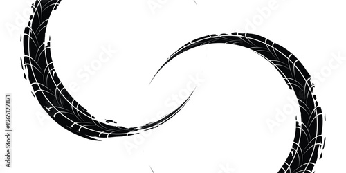 Tire tread marks, wheel textures, tire marks - car racing, motocross, drift, rally, off-road and others. modern