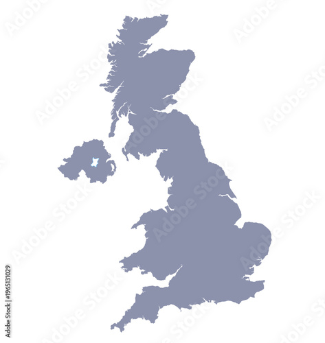 United kingdom uk map great britain england