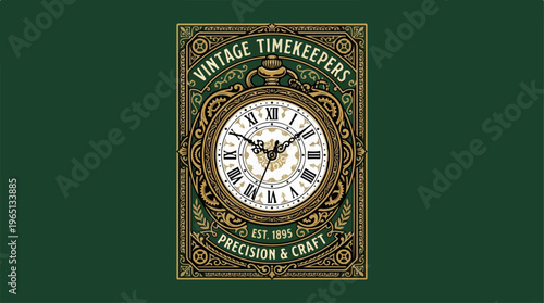 Vintage Timekeepers Pocket Watch - Precision and Craftsmanship Displayed.