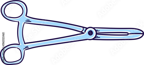 Laboratory Forceps Tweezers Tool for Handling Small Experiment Objects