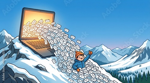3d cartoon miner discovering gold treasure on snowy mountain peak adventure