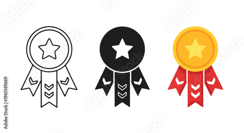 military rank badge icon set vector - Minimalist, flat icon, outline, glyph, linear, clipart, sticker - icon set