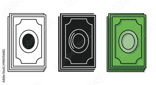 3d safe box icon set minimal design - Editable line icons. Vector illustration - Glyph and solid icon set - Icon vector