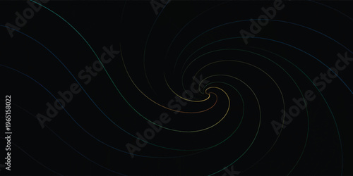 Abstract Dark Swirl Pattern with Subtle Lines and Hypnotic Movement.