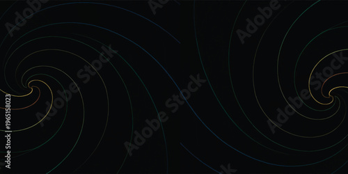 Dark Abstract Swirls and Lines Background.