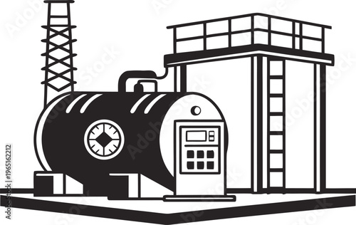 Industrial control panel with multiple buttons, switches, and indicators for operating machinery and monitoring systems