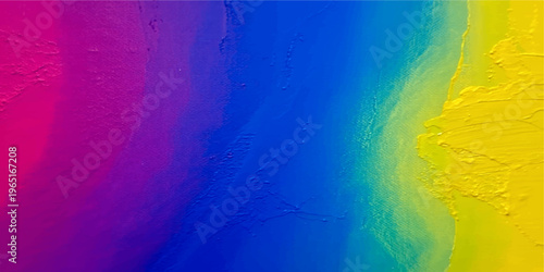 Artistic watercolor background with a colorful paint texture and purple gradient design on vintage grunge paper