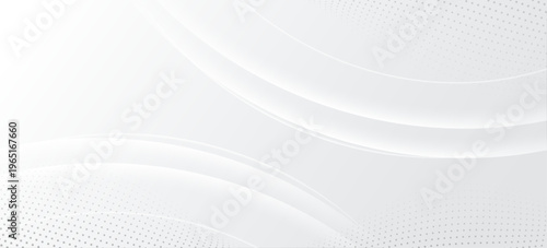 Minimal white abstract background with smooth flowing lines.