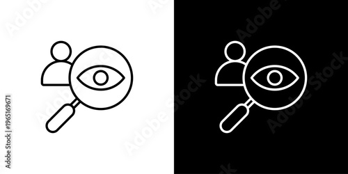 Visualization Icon Sheet Black And White