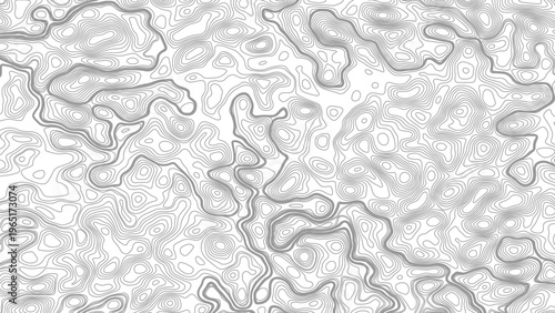 Topographic map background geographic line map with elevation assignments. Modern design with White background with topographic wavy pattern design.