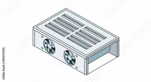 An illustration of an air conditioning unit.