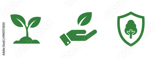 Cfc2022vv sustainable agriculture and plant protection icons