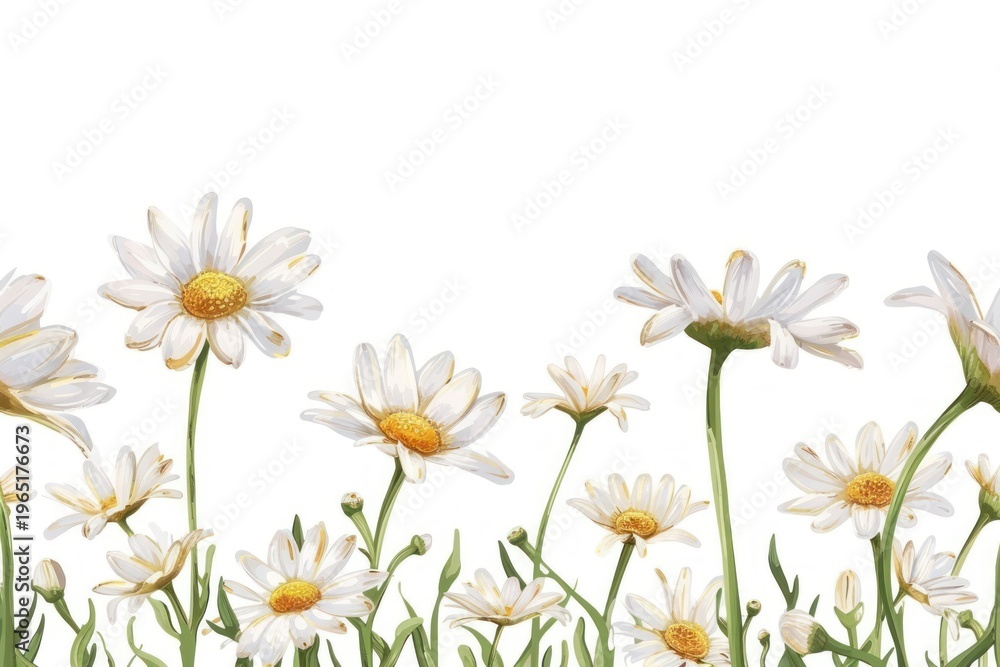 Fototapeta premium Daisy daisy backgrounds flower.