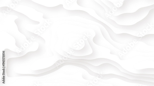 Paper cut topography relief imitation soft banner