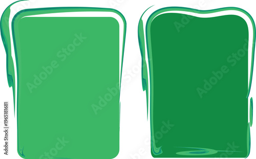 green color creative banners abstract copy space borders