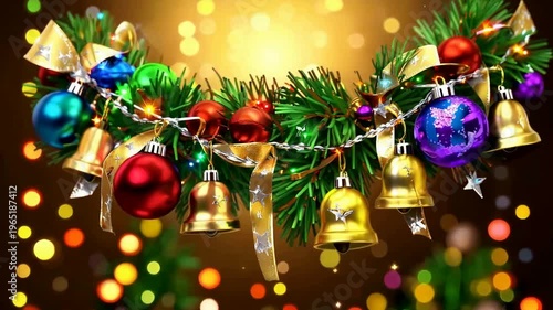 christmas tree and decorations