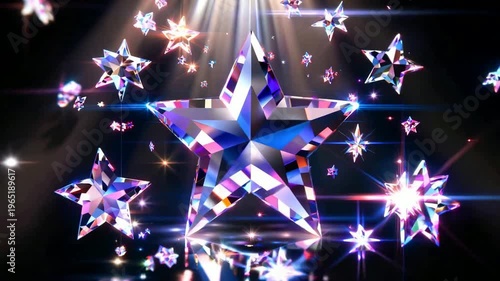 abstract background with stars