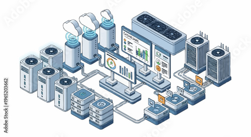 Industrial factory automation process control system.