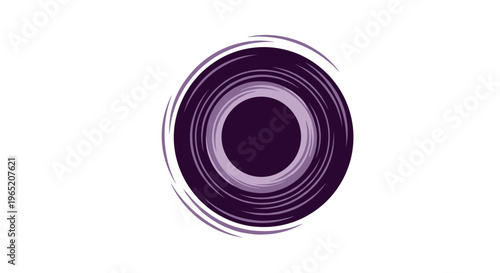 Purple Onion Cross Section.