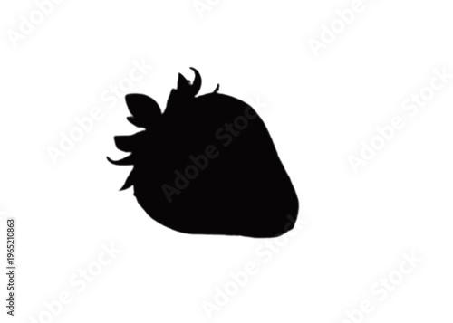 strawberry on a white background