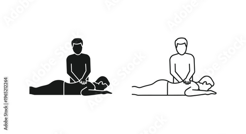 Cpr rescue training illustration Vector