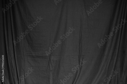 black curtain background