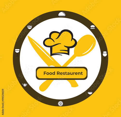 food restaurant logo design