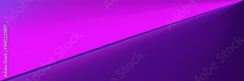 Diagonal vivid split lilac and purple gradation bg with noise texture for minimalist design. Abstract contrast paper with grain pattern. Vector illustration with gradient mesh and overlay effect