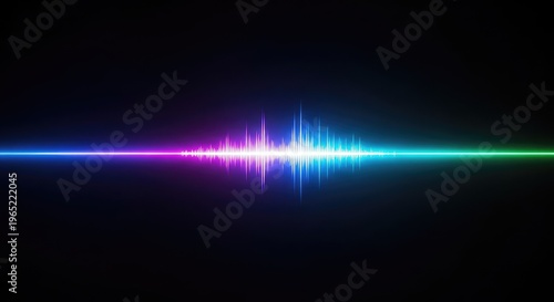 A completely flat, silent digital waveform displayed on a dark screen, representing an absence of audio or signal data, trace, monochrome, sound