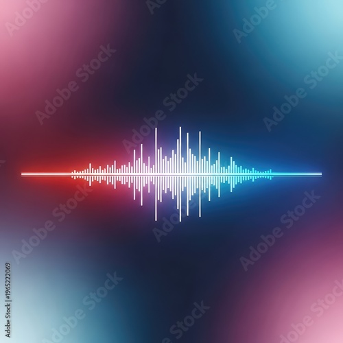 Visualization of a digital sound spectrum displaying a flat line segment, indicating complete silence or a break in the audio transmission, transmission, zero, interface