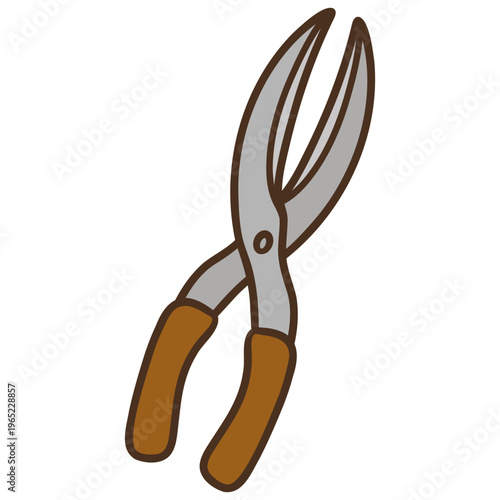 Gardening Shears Illustration