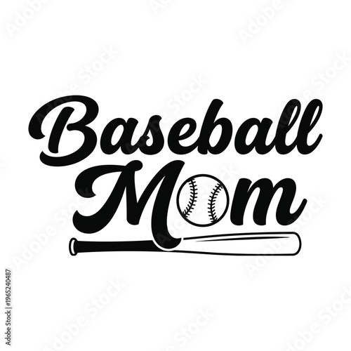 Baseball Mom for T-Shirts, Mama Life, Game Day, Cricut, Silhouette