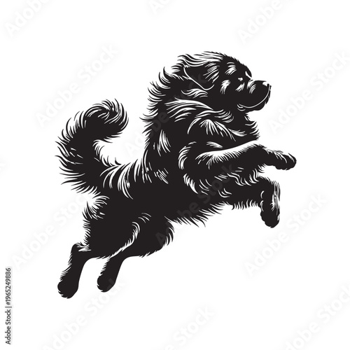 Pyrenean Mastiff giant guardian dog, gentle giant, loyal protector, Spanish mountain breed, livestock guardian, calm temperament, powerful build, family companion, brave watchdog, thick coat.