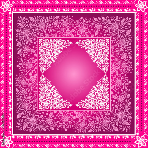 Mandala of Pink Elegance