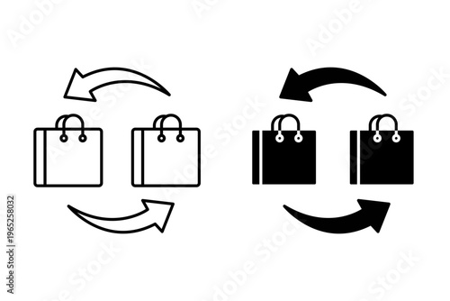 C2C icon graphic vector. icon collection