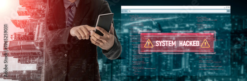 Photos Cybersecurity protects digital systems from hackers with IT security, attack prevention, and risk management for safe online operations