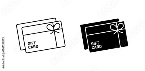 Gift card icon graphic vector. icon collection