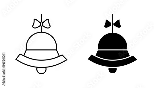 Jingle bell icon graphic vector. icon collection