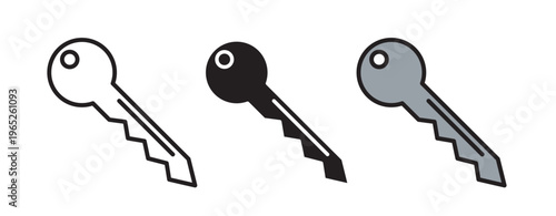key icon graphic vector. icon collection