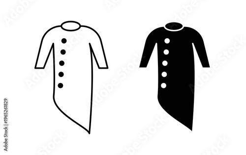 Kurta icon graphic vector. icon collection