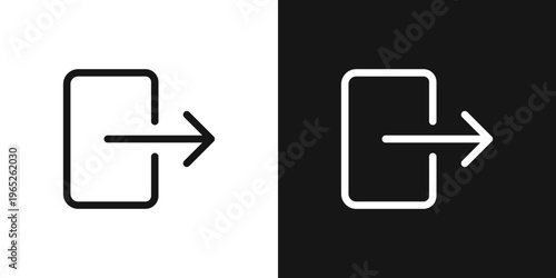Logout icon graphic vector. icon collection