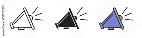 Megaphone icon graphic vector. icon collection