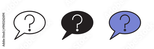 Question mark icon graphic vector. icon collection