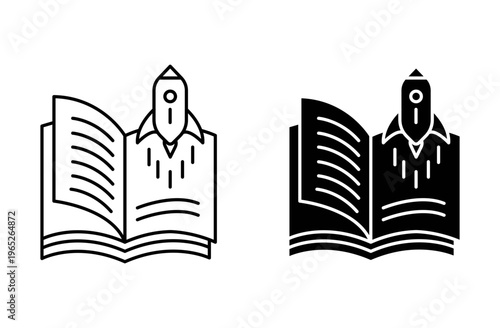 Science fiction icon graphic vector. icon collection