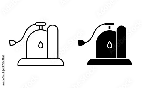 Sump pump icon graphic vector. icon collection