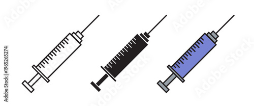 Syringe icon graphic vector. icon collection