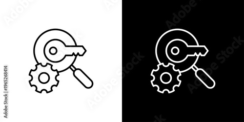 Keyword Icon Sheet Black And White