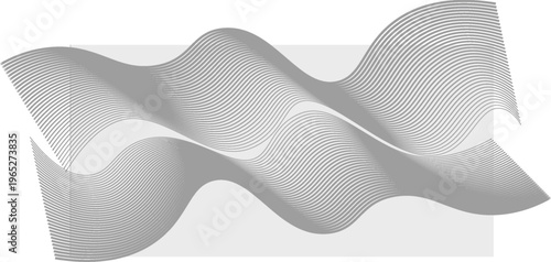 Abstract vector background with black wavy lines. EPS10