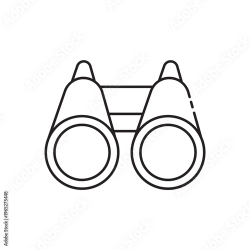 Binoculars Outline Icon