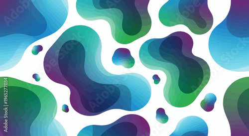 Colorful abstract shapes design elements.